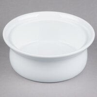 Syracuse China 911194809 Reflections 15 oz. Aluma White Large Deep Porcelain Casserole Dish - 24/Case