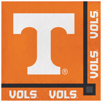 Creative Converting 329146 University of Tennessee 2-Ply Beverage Napkin - 240/Case