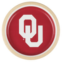Creative Converting 429844 9 inch University of Oklahoma Paper Plate - 96/Case