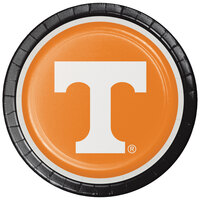 Creative Converting 329148 9 inch University of Tennessee Paper Plate - 96/Case