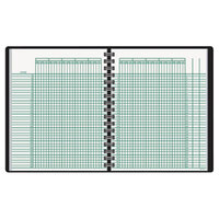 At-A-Glance 8015005 8 1/4 inch x 10 7/8 inch Black Undated Class Record Book