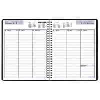 At-A-Glance G59000 DayMinder 6 7/8 inch x 8 3/4 inch Black January 2022 - December 2022 Weekly Planner