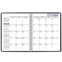At-A-Glance G40000 DayMinder 6 7/8 inch x 8 3/4 inch Black January 2022 - December 2022 Monthly Planner