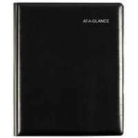 At-A-Glance G54500 DayMinder 6 7/8 x 8 3/4 inch Black January 2022 - December 2022 Executive Refillable Weekly / Monthly Planner