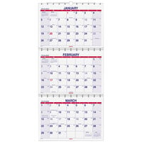 At-A-Glance PMLF1128 Move-A-Page 12 inch x 26 1/2 inch December 2020 - February 2022 Three-Month Wall Calendar
