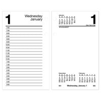 At-A-Glance E717R50 3 1/2" x 6" White 2023 Recycled Desk Calendar Refill