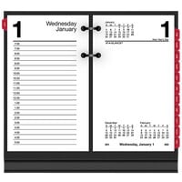 At-A-Glance E717T50 3 1/2" x 6" 2024 Desk Calendar Refill with Tabs
