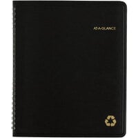 At-A-Glance 70120G05 6 7/8" x 8 3/4" Black January 2023 - December 2023 Recycled Monthly Planner
