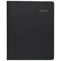 At-A-Glance 70950V05 8 1/4 inch x 10 7/8 inch Black January 2022 - December 2022 Triple View Weekly / Monthly Appointment Book