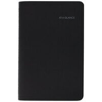 At-A-Glance 760205 4 7/8 inch x 8 inch Black January 2022 - December 2022 QuickNotes Weekly / Monthly Appointment Book