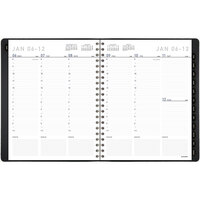 At-A-Glance 70950X05 8 1/4 inch x 10 7/8 inch Black January 2022 - December 2022 Contemporary Weekly / Monthly Planner