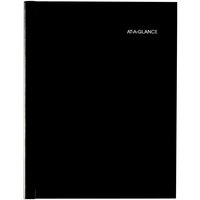 At-A-Glance G520H00 DayMinder 8 inch x 11 inch Black January 2022 - December 2022 Hardcover Weekly Appointment Book