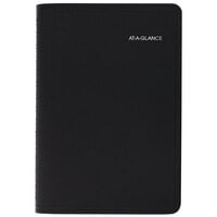 At-A-Glance 760405 4 7/8 inch x 8 inch Black January 2022 - December 2022 QuickNotes Daily / Monthly Appointment Book