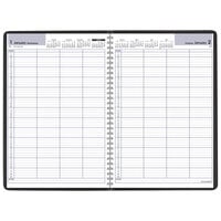 At-A-Glance G56000 DayMinder 7 7/8 inch x 11 inch Black January 2022 - December 2022 Four-Person Daily Appointment Book