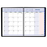 At-A-Glance 76PN0605 QuickNotes 9 inch x 11 inch Special Edition Black / Pink Monthly 2022 Planner