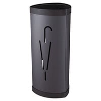 Alba PMTRIA2N 23 5/8" Black Triangular Umbrella Stand