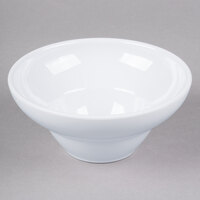 Elite Global Solutions D55 Multi-Portion 15 oz. White Dome Bottom Melamine Bowl - 6/Case