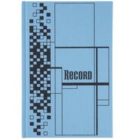 Adams ARB712CR5 7 5/8 inch x 12 1/8 inch Blue 500-Page Ledger Book