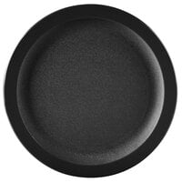 Carlisle PCD20903 Black 9 inch Polycarbonate Narrow Rim Plate - 48/Case