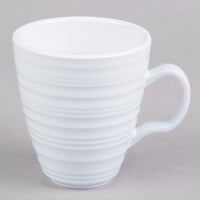 Elite Global Solutions DSM-W Swirl 17 oz. White Melamine Mug - 6/Case