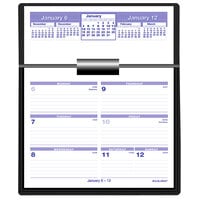 At-A-Glance SW700X00 Flip-A-Week 5 5/8" x 7" White 2023 Desk Calendar and Base