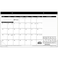 At-A-Glance SK1400 17 3/4" x 10 7/8" White January 2024 - December 2024 Compact Monthly Desk Pad Calendar
