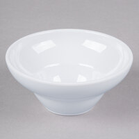 Elite Global Solutions D45 Multi-Portion 8 oz. White Dome Bottom Melamine Bowl - 6/Case