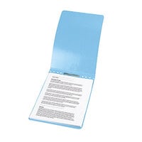 Acco 19022 8 1/2 inch x 14 inch Light Blue Presstex Top Bound Legal Report Cover with Prong Fastener - 2 inch Capacity
