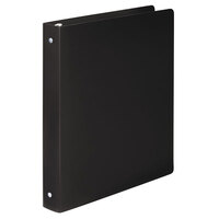 Acco 39711 Accohide Black Non-View Binder with 1 inch Round Rings