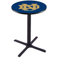 Holland Bar Stool L211B3628ND-ND 30 inch Round University of Notre Dame Pub Table