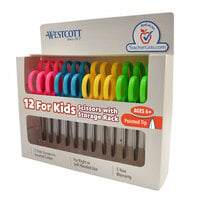 Westcott Kids Scissors with Antimicrobial Protection, 5 Blunt, 12-Pack