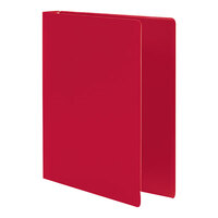 Acco 39719 Accohide Executive Red Non-View Binder with 1 inch Round Rings