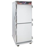 Cres Cor H-137-SUA-12D-Z Insulated Full Height Correctional Stainless Steel Holding Cabinet with Solid Dutch Doors - 120V, 1500W