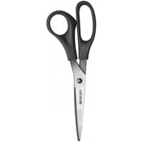 Westcott 13135 Value Line 8" Stainless Steel Pointed Tip Shears with Black Straight Handle