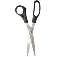 Westcott 13135 Value Line 8 inch Stainless Steel Pointed Tip Shears with Black Straight Handle