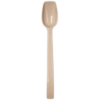 Carlisle 447006 10" Polycarbonate Beige Solid Serving Spoon