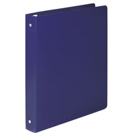 Acco 39713 Accohide Blue Non-View Binder with 1 inch Round Rings