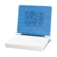 Acco 54122 Letter Size Side Bound Hanging Data Post Binder - 6" Capacity with 2 Fasteners, Light Blue