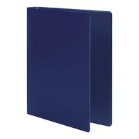 Acco 39712 Accohide Dark Blue Non-View Binder with 1" Round Rings