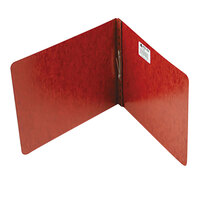 Acco 17928 8 1/2 inch x 11 inch Red Pressboard Top Bound Report Cover with Prong Fastener - 2 inch Capacity