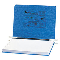 Acco 54132 8 1/2 inch x 12 inch Side Bound Hanging Data Post Binder - 6 inch Capacity with 2 Fasteners, Light Blue