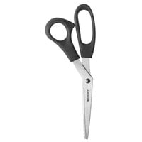 Westcott 13402 Value Line 8" Stainless Steel Pointed Tip Shears with Black Bent Handle - 3/Pack