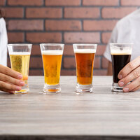 Acopa 5.5 oz. Flared Pilsner Beer Tasting Glass - 4/Pack