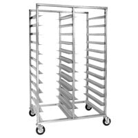 Cres Cor 2207-2420A 20 Tray Side Load Double Aluminum Oval Tray Rack - Assembled