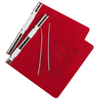 Acco 54129 Letter Size Side Bound Hanging Data Post Binder - 6 inch Capacity with 2 Fasteners, Executive Red