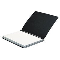 Acco 25971 8 1/2 inch x 11 inch Black Pressboard Side Bound Report Cover with Prong Fastener - 3 inch Capacity