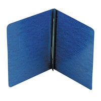 Acco 25973 8 1/2 inch x 11 inch Dark Blue Pressboard Side Bound Report Cover with Prong Fastener - 3 inch Capacity