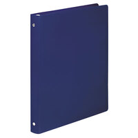 Acco 39702 Accohide Dark Blue Non-View Binder with 1/2 inch Round Rings