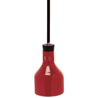 Cres Cor IFW-64-10-R Ceiling Mount Infrared Bulb Food Warmer with Red Finish and Rigid Stem