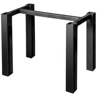 BFM Seating I-Beam Black Square Standard Height Indoor Table Base